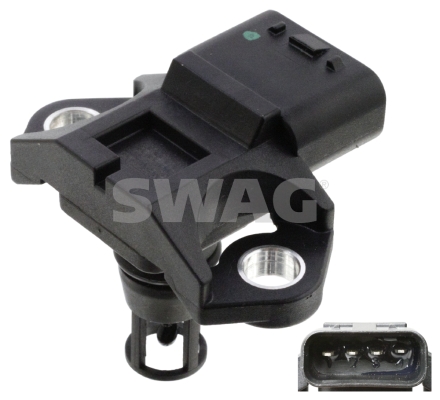 Sensore, Pressione collettore d'aspirazione - 40 10 6068 SWAG